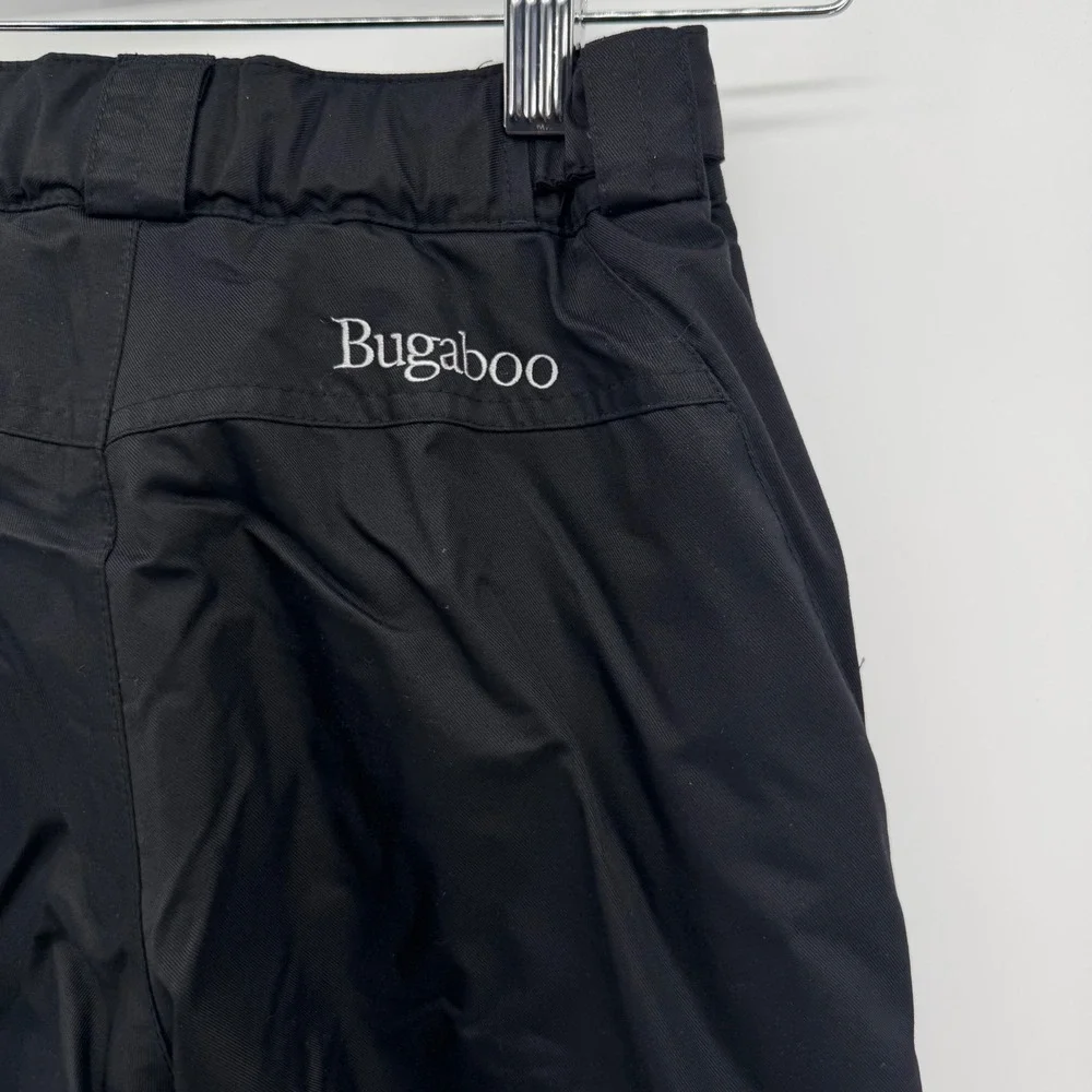 Columbia Bugaboo Snow‎ Pants Kids Small 7/8 Black Omni-Heat Waterproof XG8016